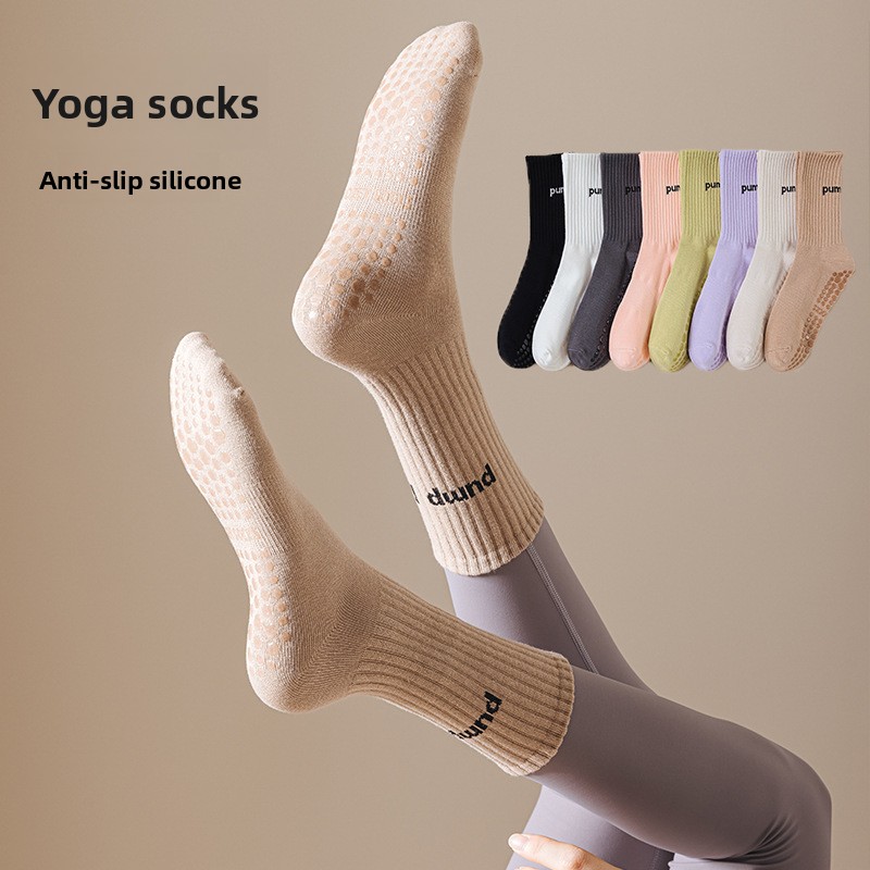 Yoga Fitness Dance - Women Mid Tube Yoga Socks Anti