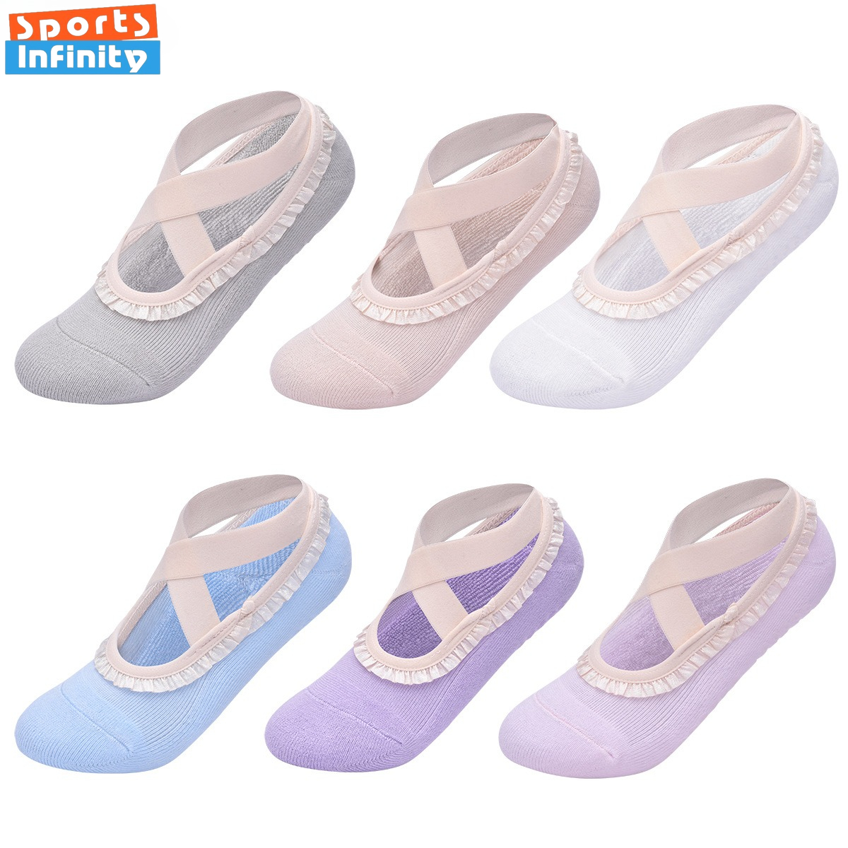 Yoga Fitness Dance - 2026 Women's Strap Lace Yoga Socks