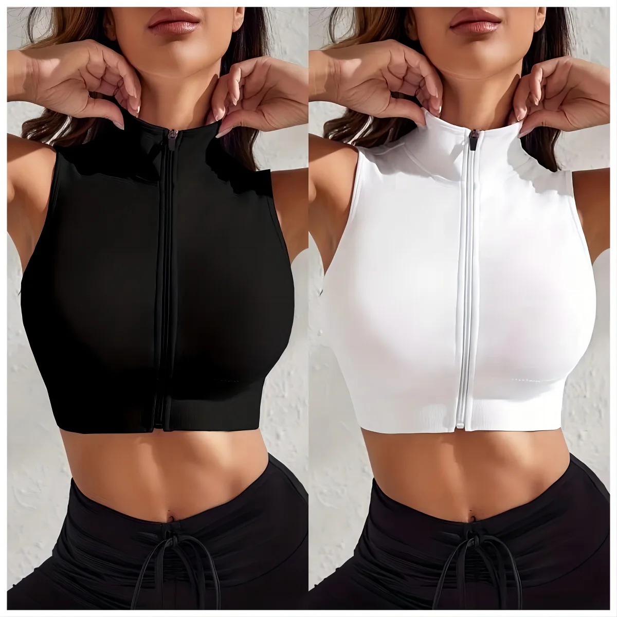 Yoga Fitness Exercises - Women's 2-piece Set Close-fitting Breathable Sexy