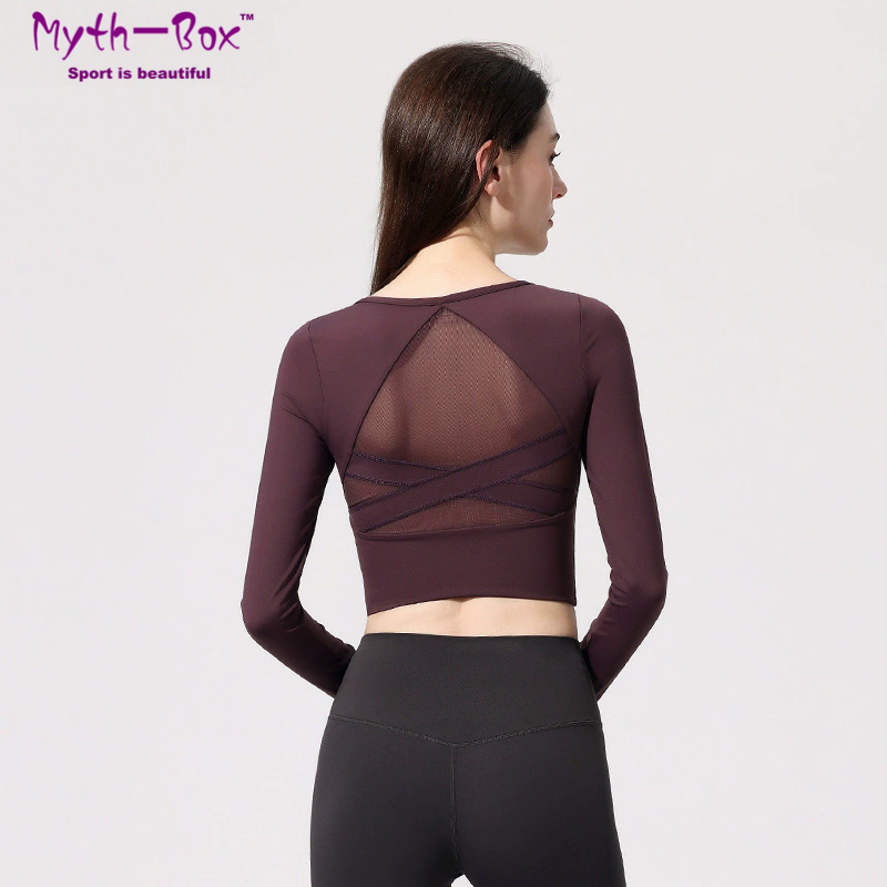 Yoga Fitness Qc - Women Yoga Shirts With Pad Long