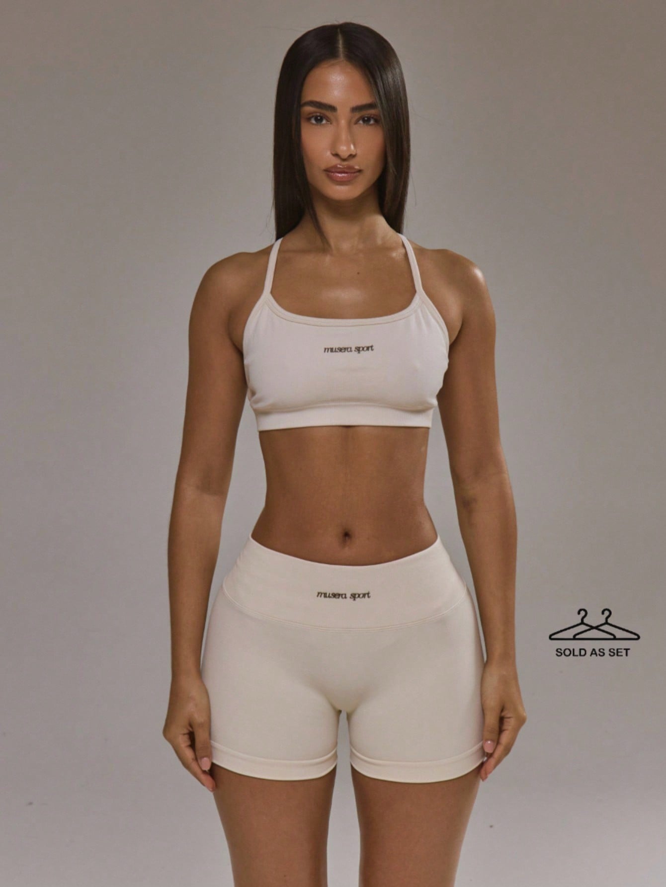 Yoga Fitness Leggings - Cross Back Sports Bra & Scrunch