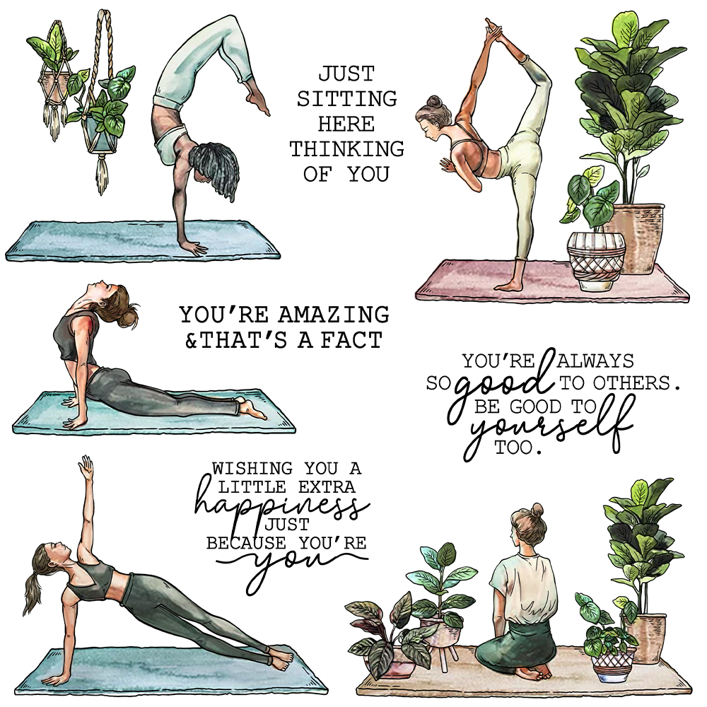 Yoga Fitness Model - Mangocraft Healthy Sporting Yoga Women Metal