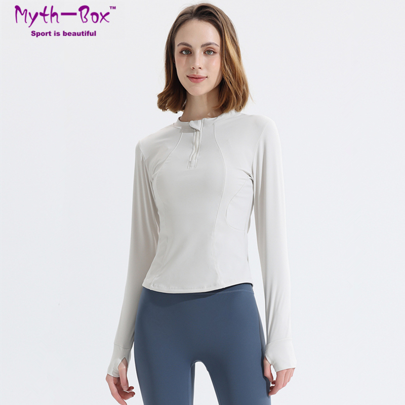 Autumn Women Yoga Shirts Long  - Yoga Fitness Qc のレビューと価格