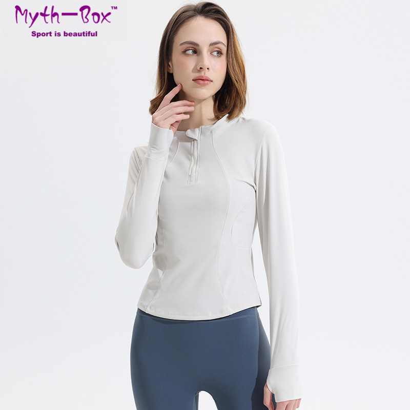 Autumn Women Yoga Shirts Long  - Yoga Fitness Qc のレビューと価格