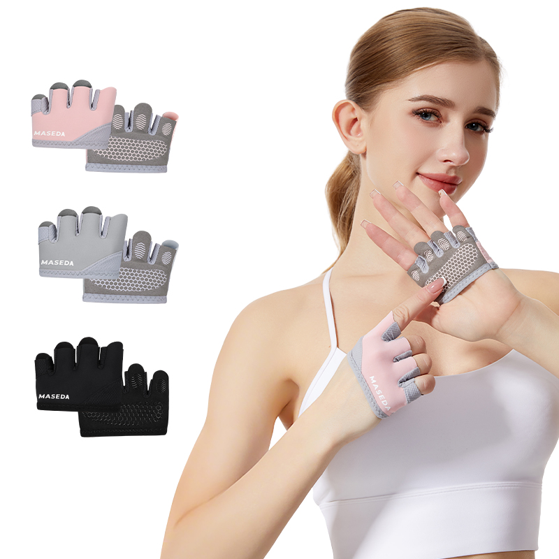 Pair of Fitness Fingerless Glo - Fitness Yoga Pilates のレビューと価格