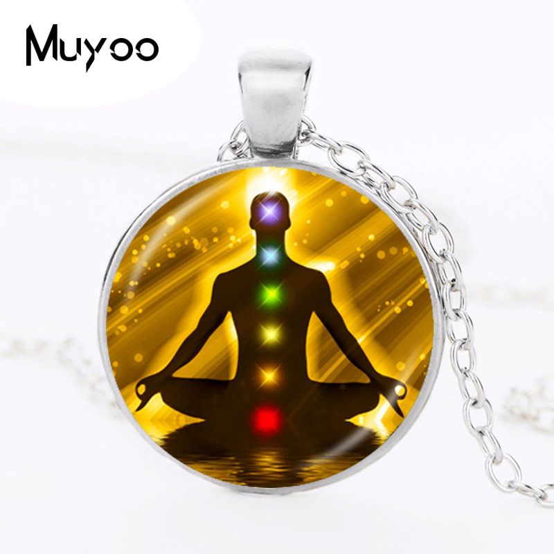 7 Chakra Reiki Healing Necklac - Yoga Fitness Model のレビューと価格