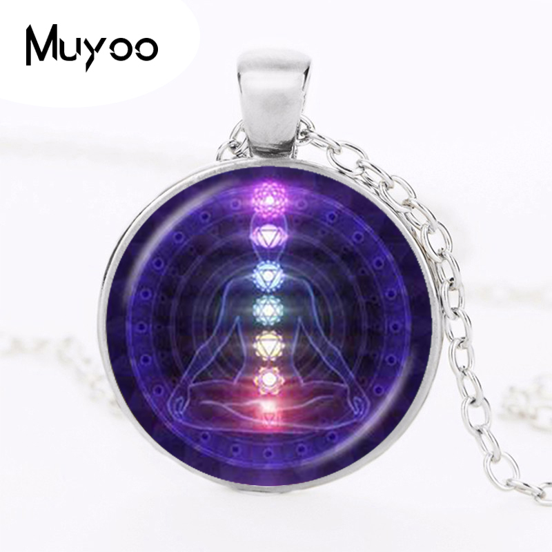 7 Chakra Reiki Healing Necklac - Yoga Fitness Model のレビューと価格
