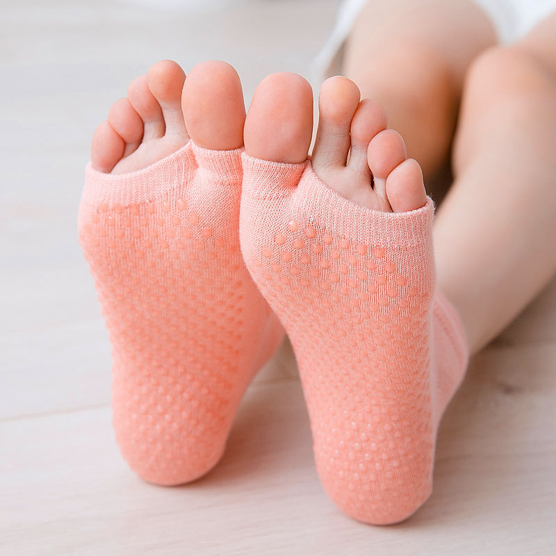 Non-Slip Split-Toe Yoga Socks  - Yoga Fitness Dance のレビューと価格