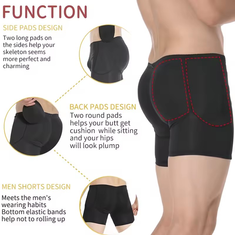 Men Padded Hip Enhancer Booty  - Hip Thrust Pad のレビューと価格