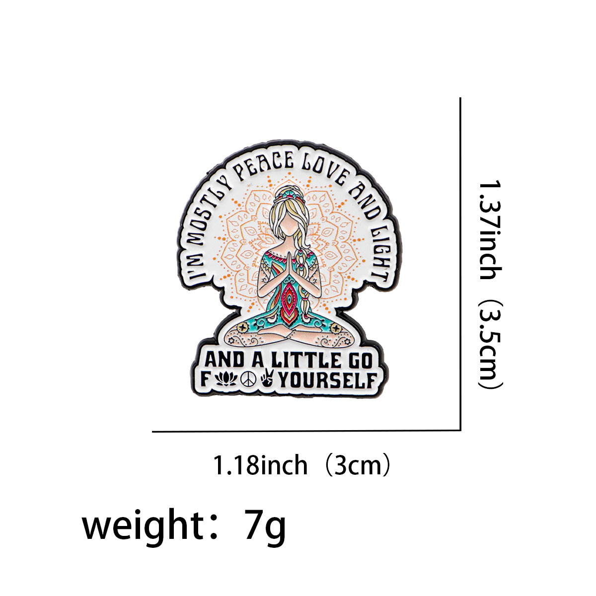 Funny Yoga Enamel Pins Humorou - Yoga Fitness Model のレビューと価格