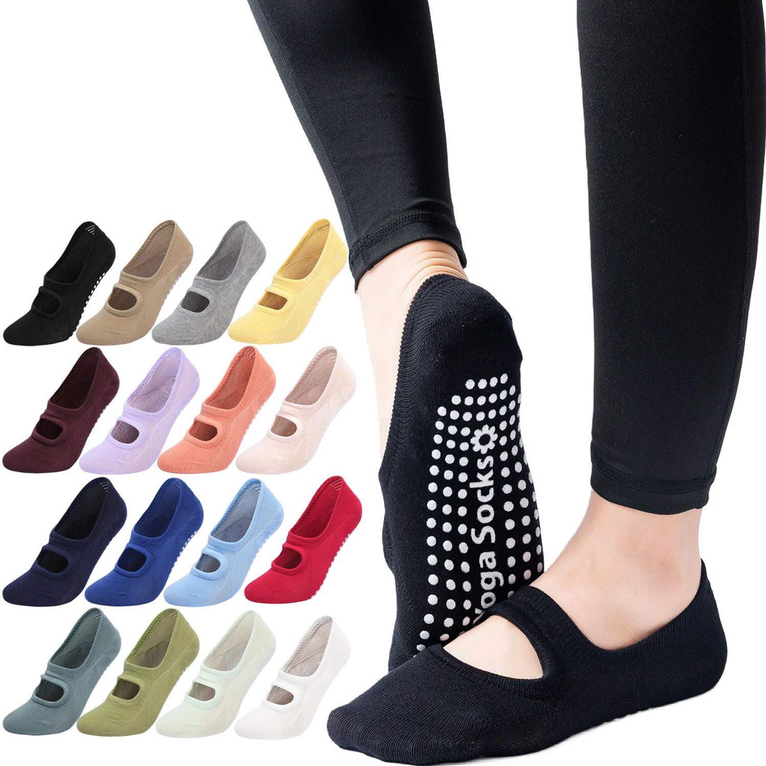 High Quality Women Yoga Socks  - Yoga Fitness Dance のレビューと価格