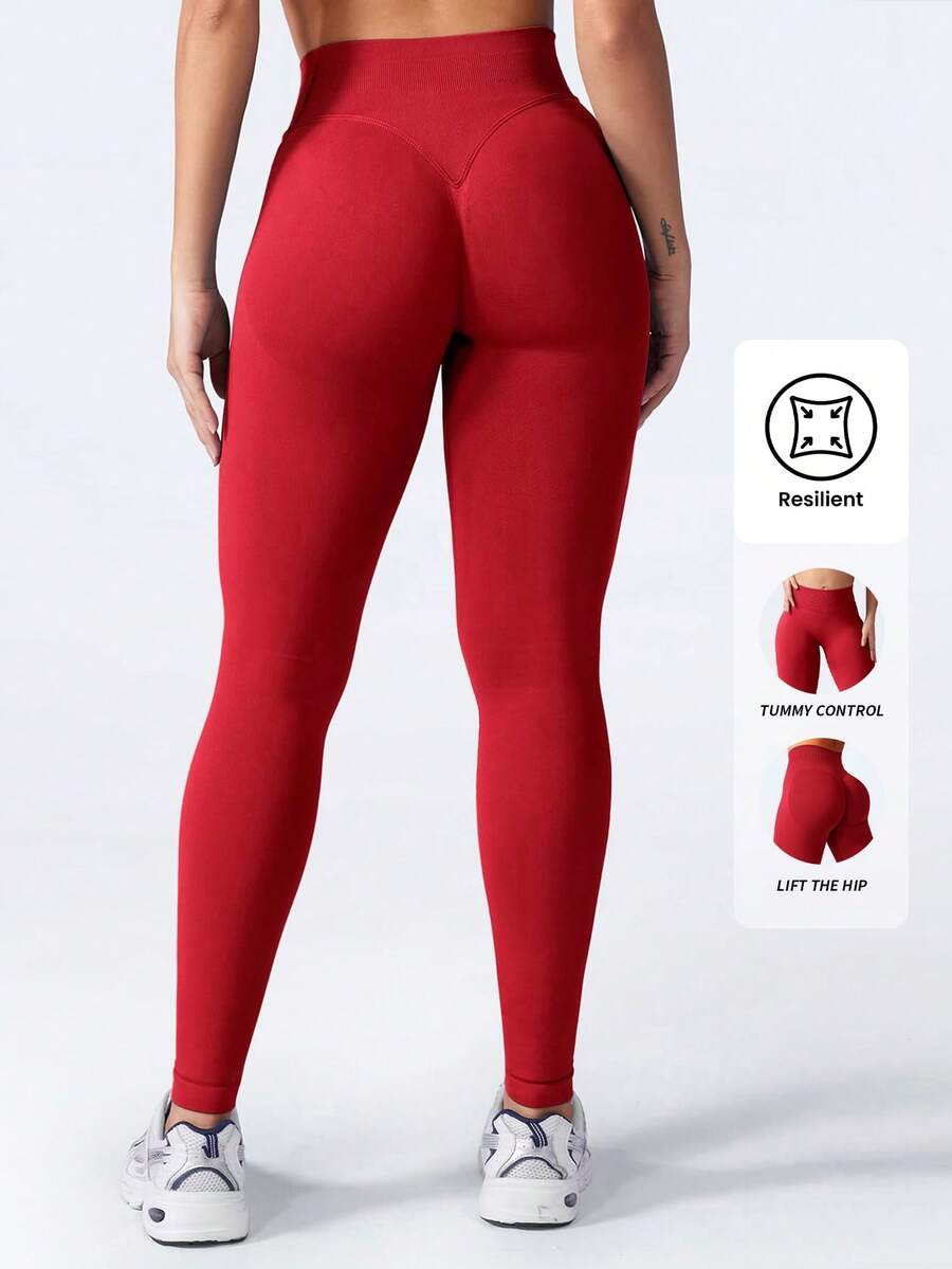 High Waist Seamless Sports Leg - Yoga Fitness Leggings のレビューと価格
