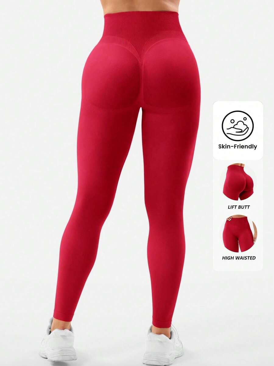 High Waist Seamless Sports Leg - Yoga Fitness Leggings のレビューと価格