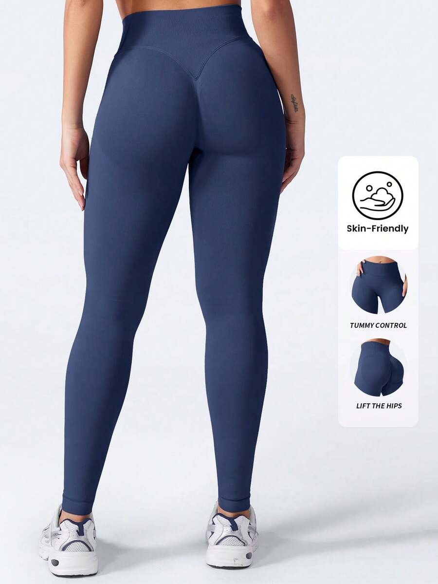 High Waist Seamless Sports Leg - Yoga Fitness Leggings のレビューと価格