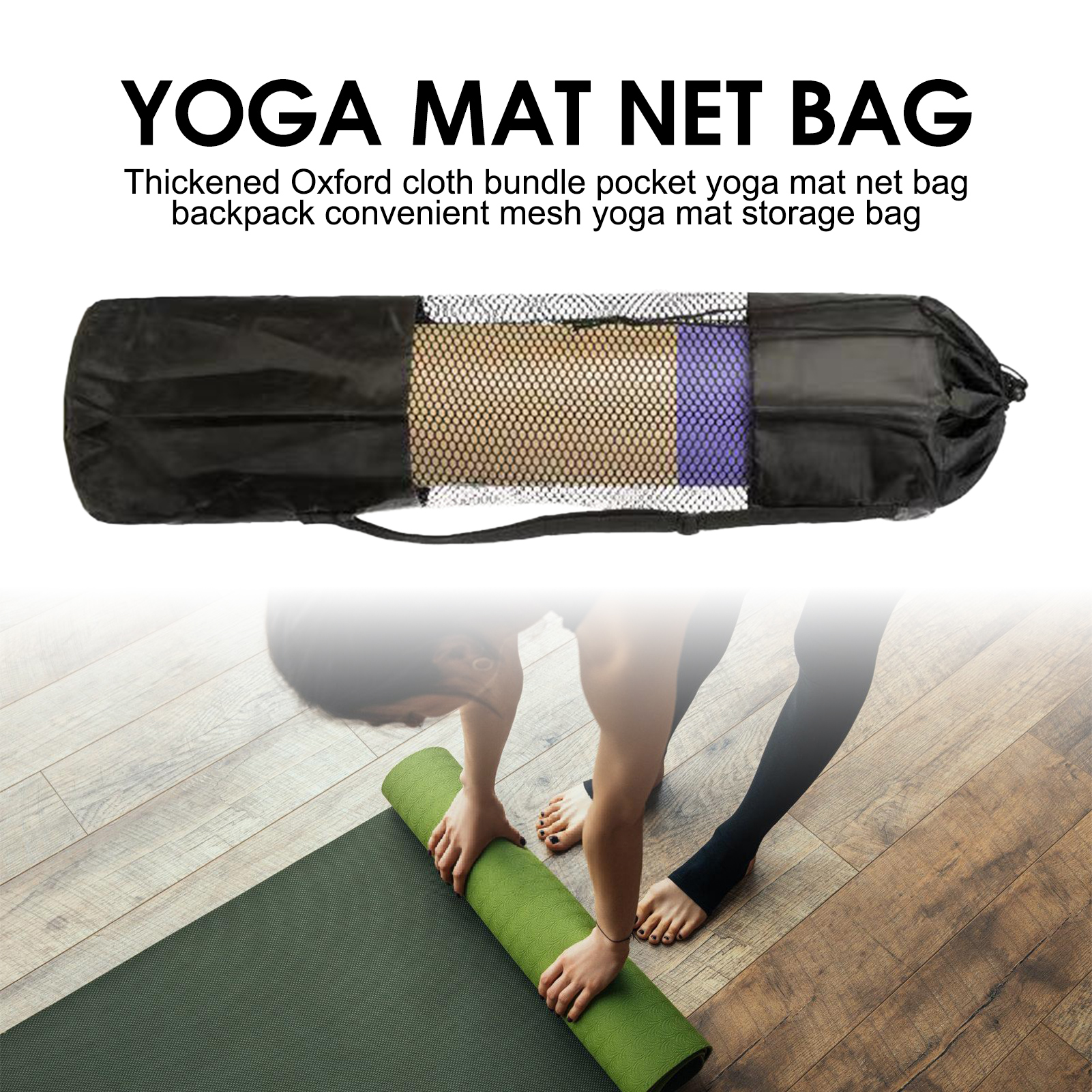 Yoga Mat Bag with Mesh Window  - Fitness Yoga Pilates のレビューと価格