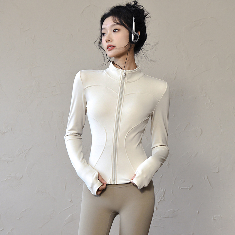 Long Sleeve Sports Jacket Wome - Yoga Fitness Women のレビューと価格