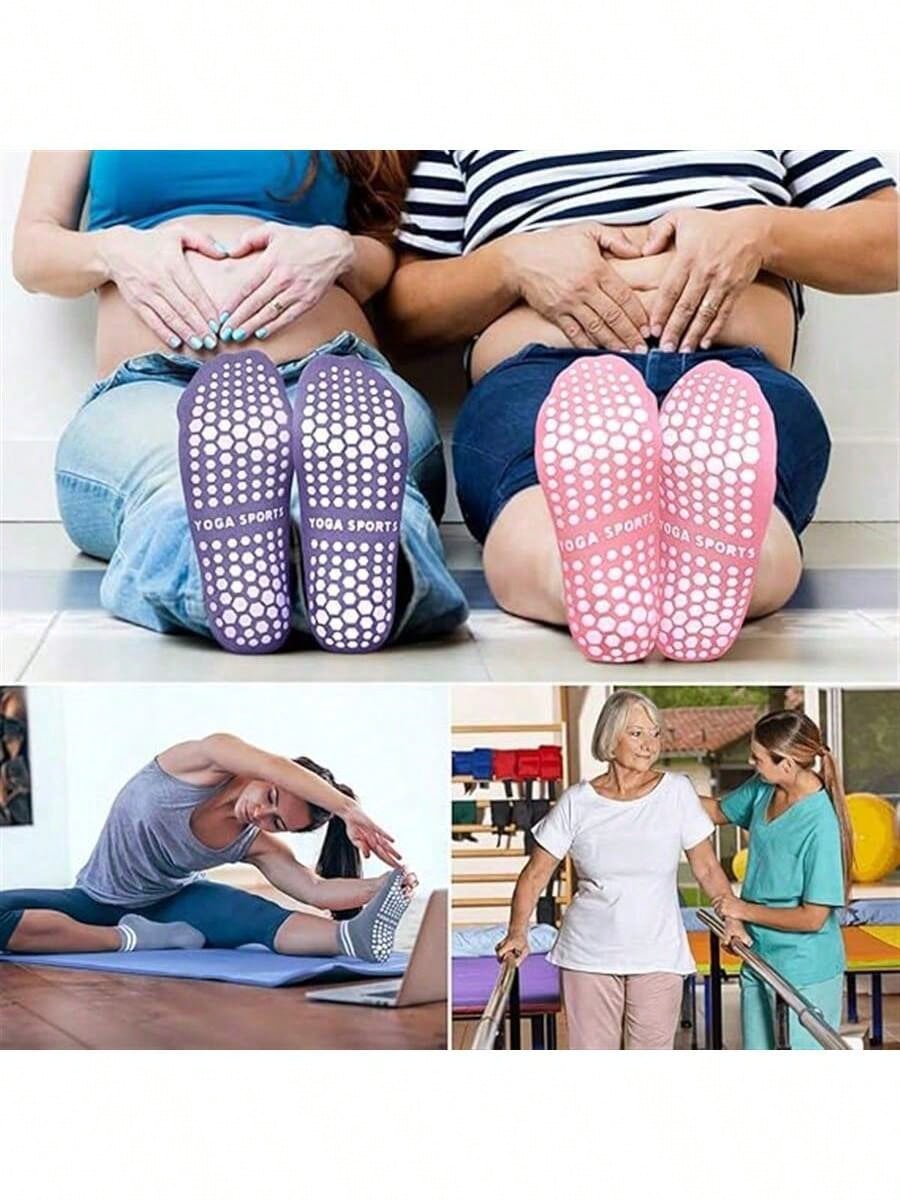 5 Pairs Women Double Stripe No - Fitness Yoga Pilates のレビューと価格