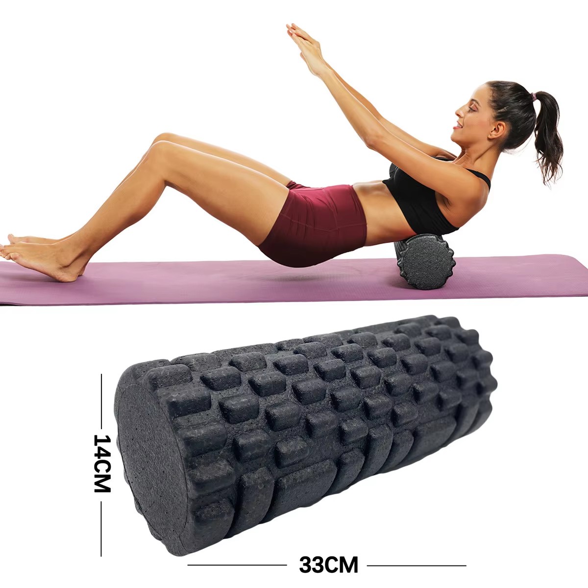 30/33cm Fitness Foam Roller Yo - Yoga Fitness Exercises のレビューと価格