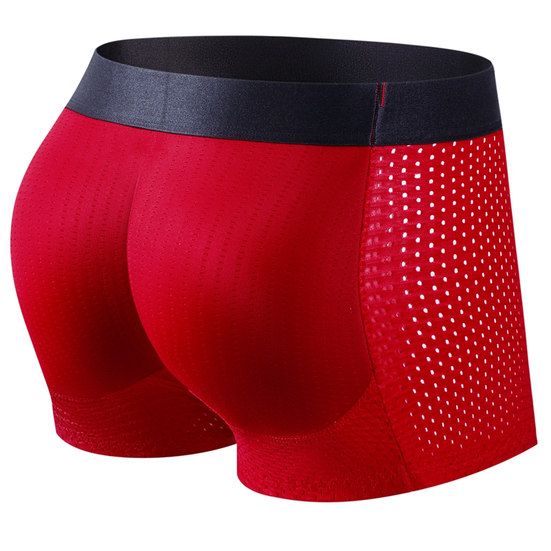 Men Trunks Built-in Fake Butt  - Hip Thrust Pad のレビューと価格