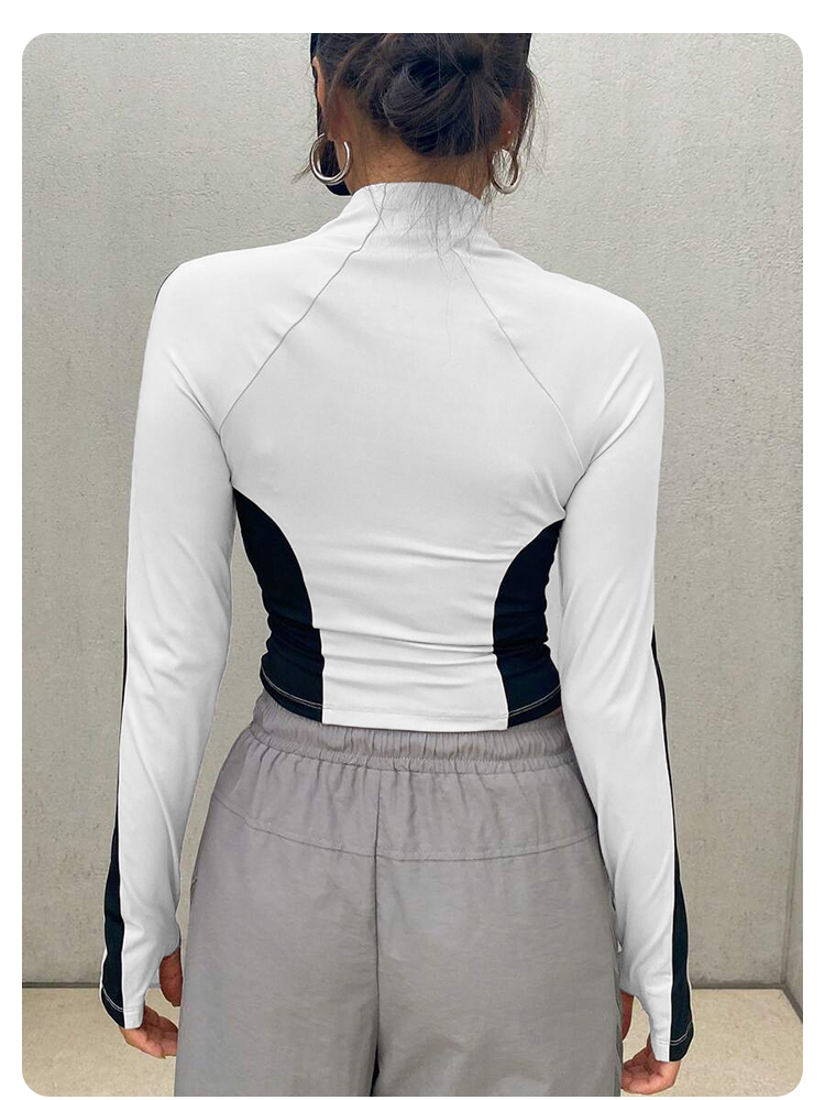 Yoga Clothes Stand Up Collar J - Yoga Fitness Women のレビューと価格