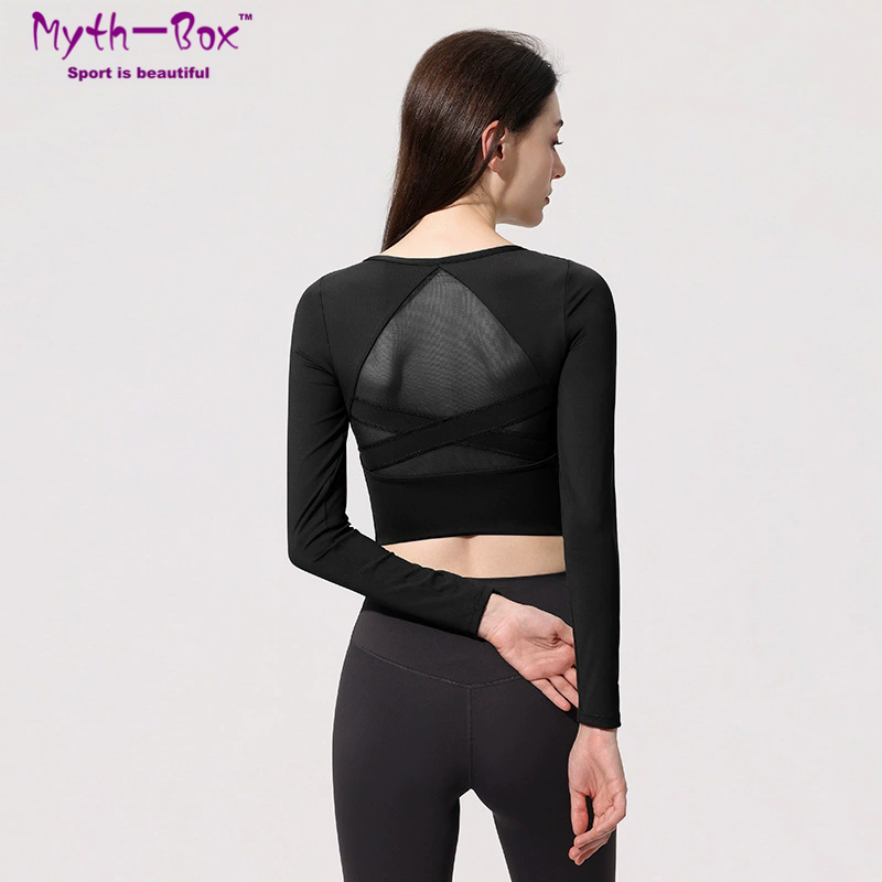 Women Yoga Shirts With Pad Lon - Yoga Fitness Qc のレビューと価格