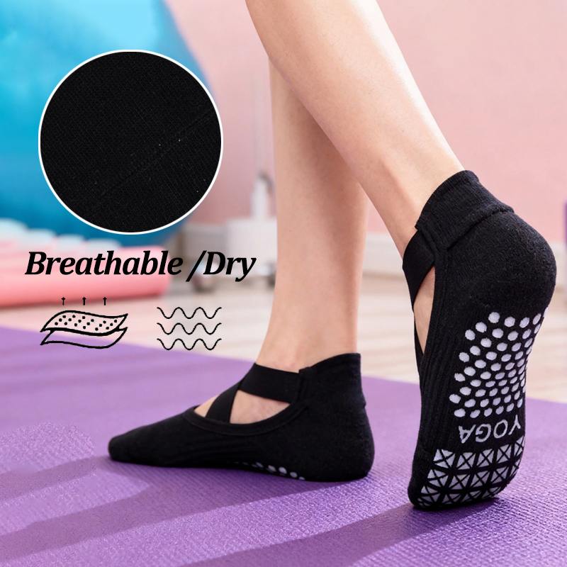 Women Non-Slip Yoga Socks Sili - Yoga Fitness Dance のレビューと価格