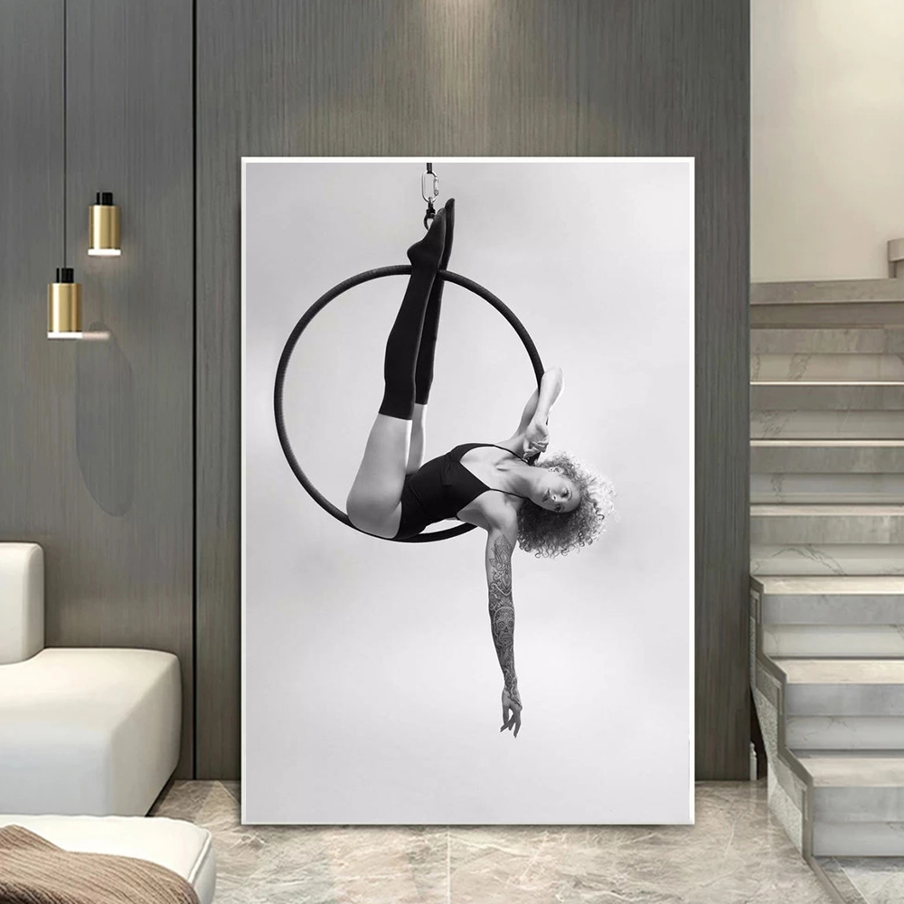 1pc frameless canvas painting  - Yoga Fitness Dance のレビューと価格