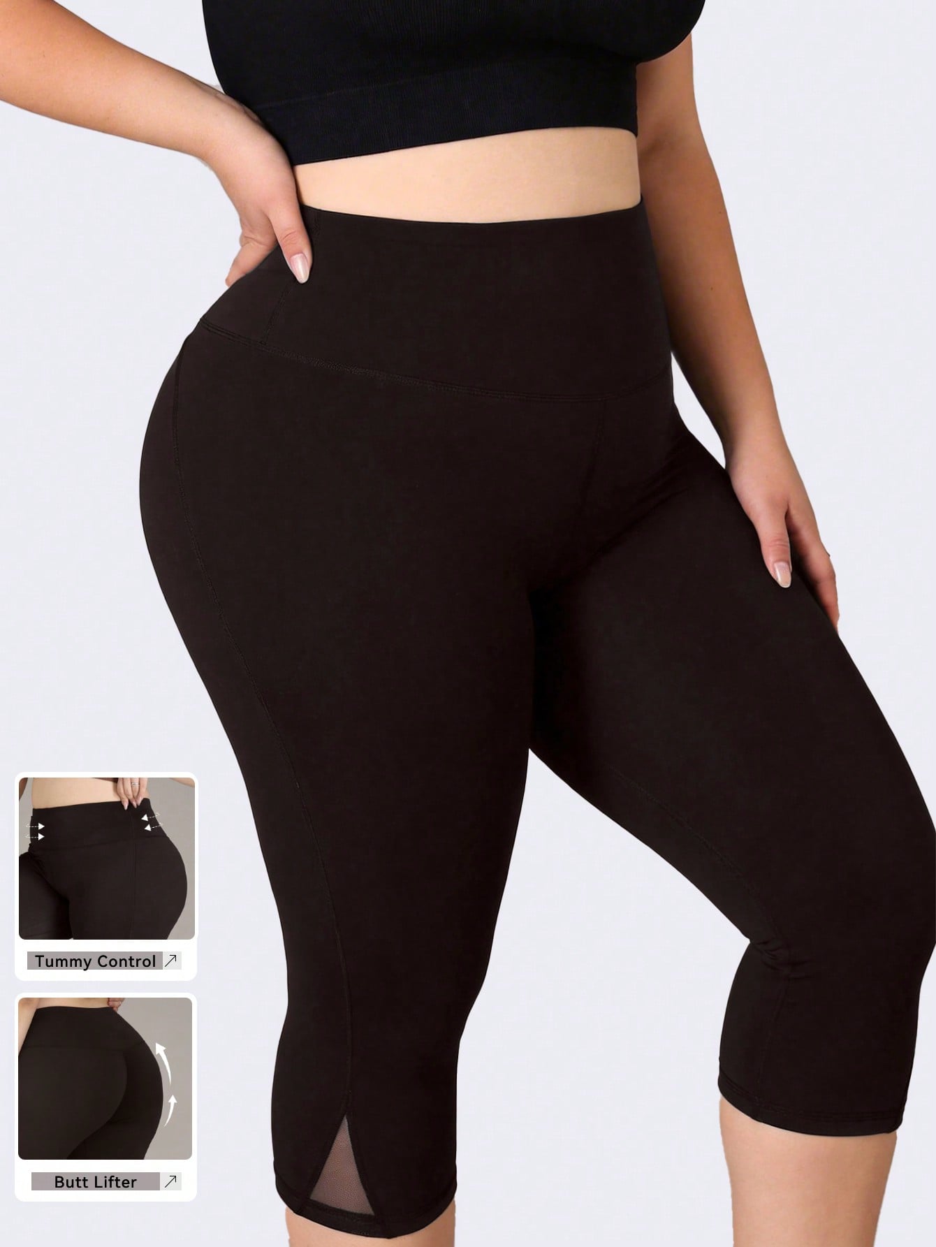 Plus Size Gym Leggings Women M - Yoga Fitness Leggings のレビューと価格
