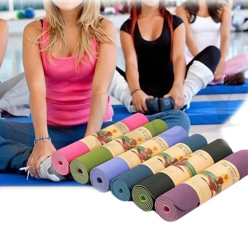 TPE Non-slip Yoga Mats Tastele - Yoga Fitness Brand のレビューと価格
