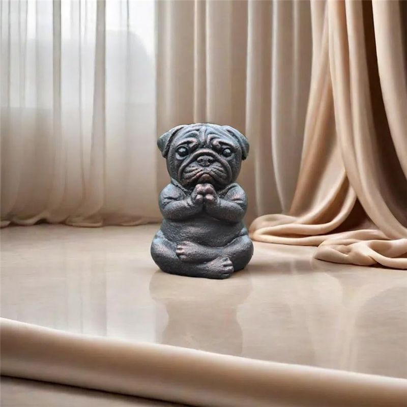 A84X-Meditation Dog Statue, Yo - Yoga Fitness Model のレビューと価格
