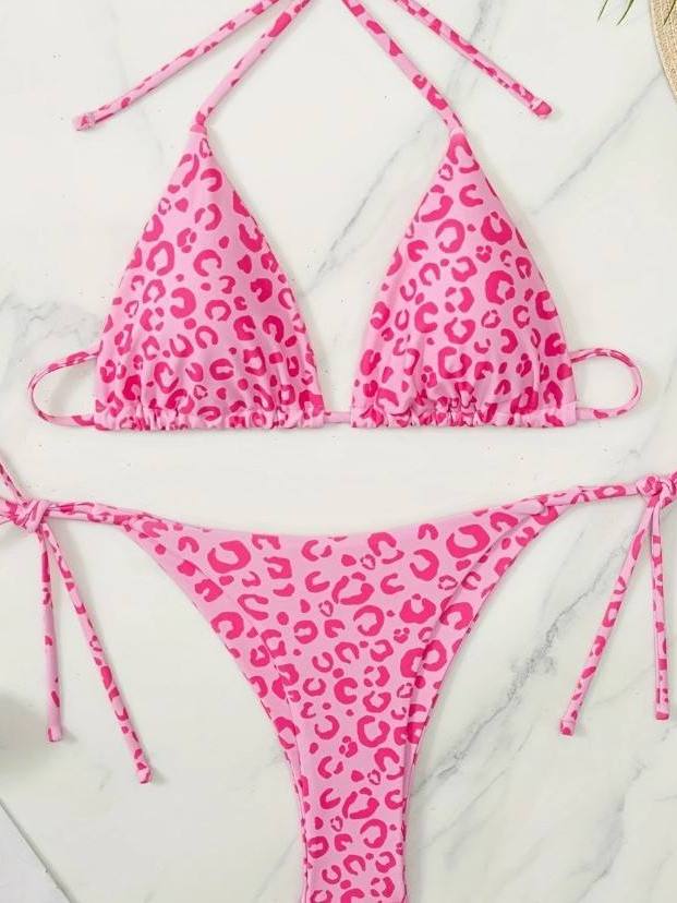 2026 New Pink Leopard Print Bi - Yoga Fitness Brand のレビューと価格