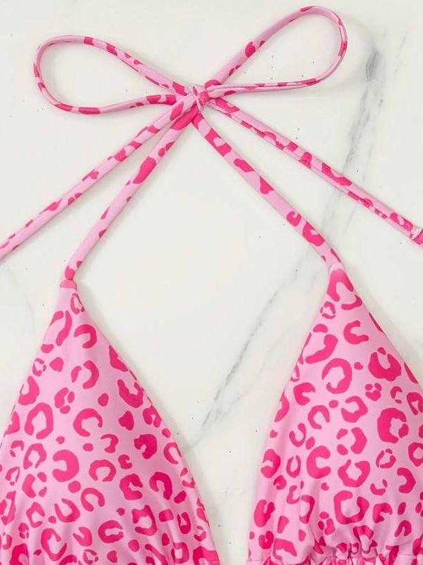 2026 New Pink Leopard Print Bi - Yoga Fitness Brand のレビューと価格