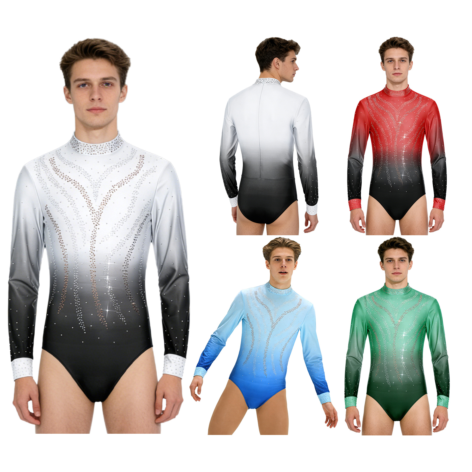 Mens Figure Skating Jumpsuit G - Yoga Fitness Model のレビューと価格