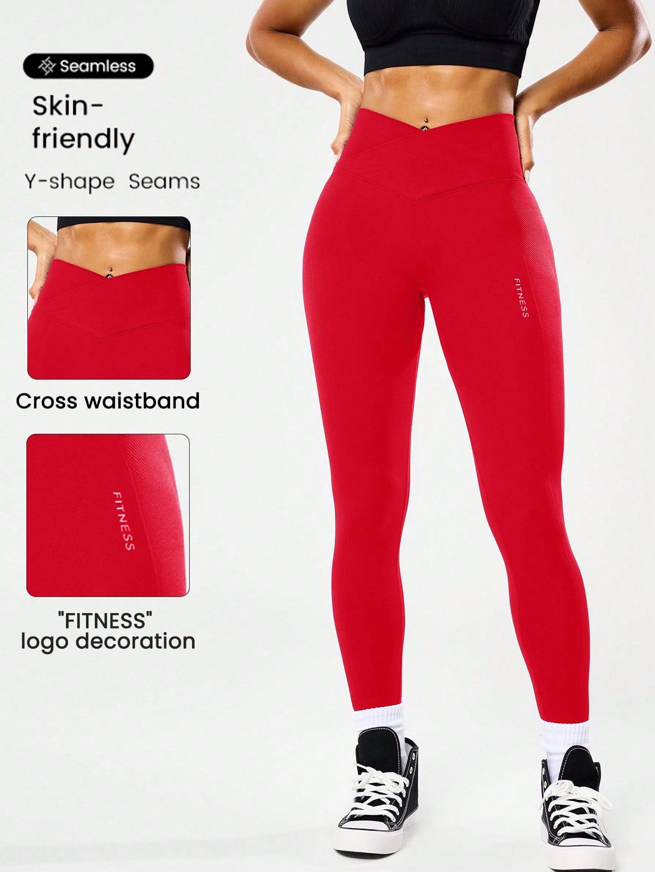 High-waisted seamless yoga leg - Yoga Fitness Leggings のレビューと価格