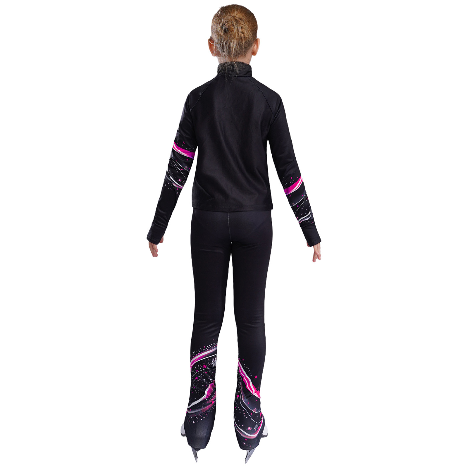 Kids Girls Fleece Figure Skati - Yoga Fitness Model のレビューと価格