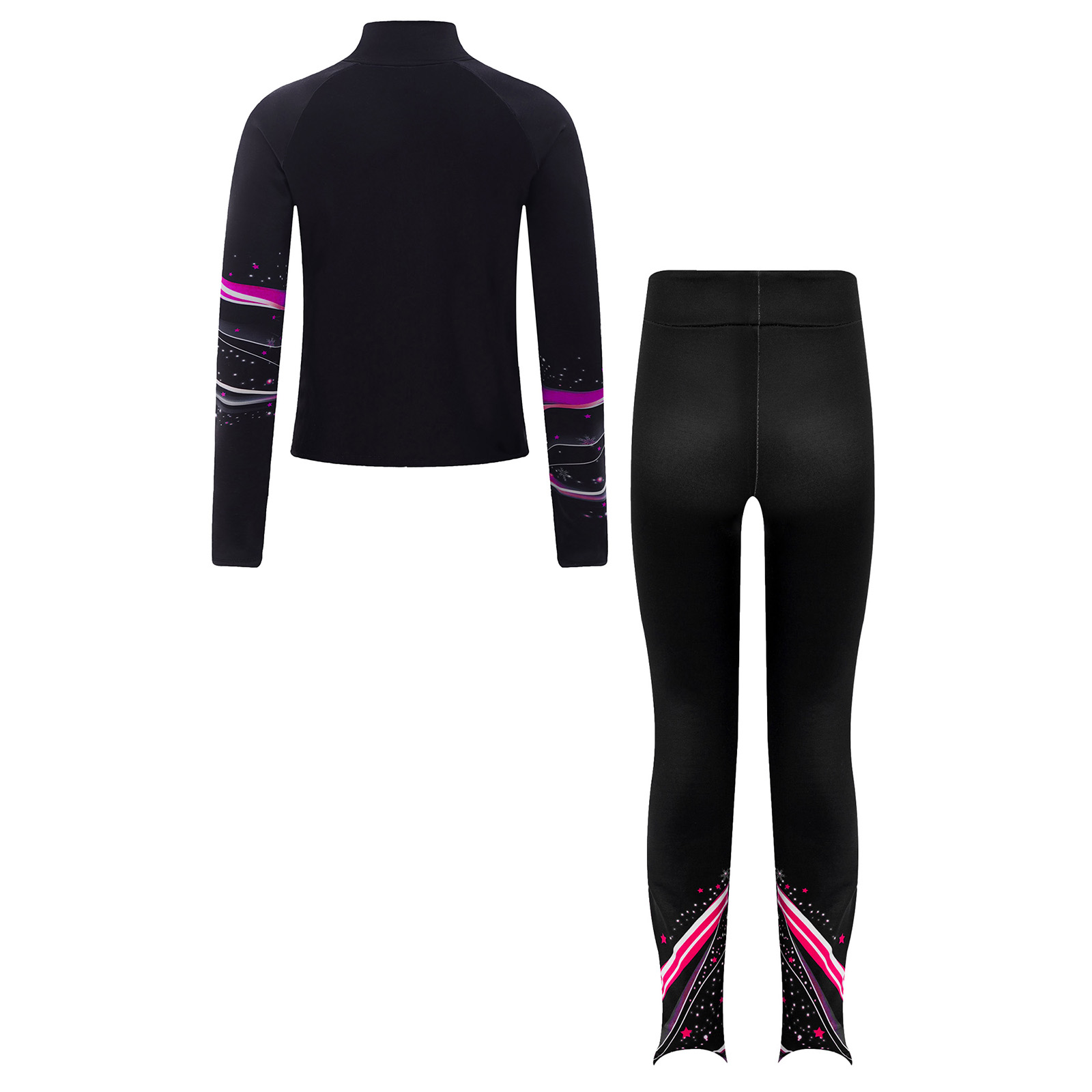 Kids Girls Fleece Figure Skati - Yoga Fitness Model のレビューと価格