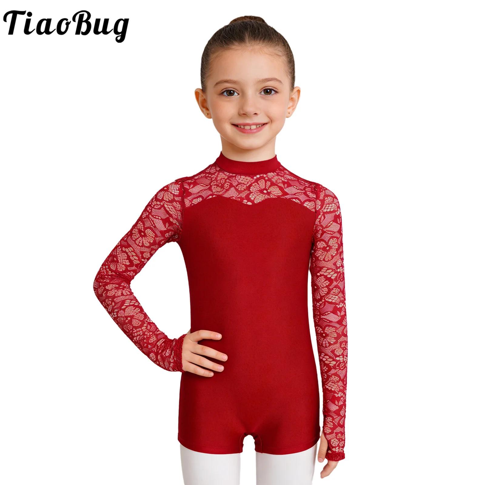 Kids Girls Floral Lace Ballet  - Yoga Fitness Model のレビューと価格