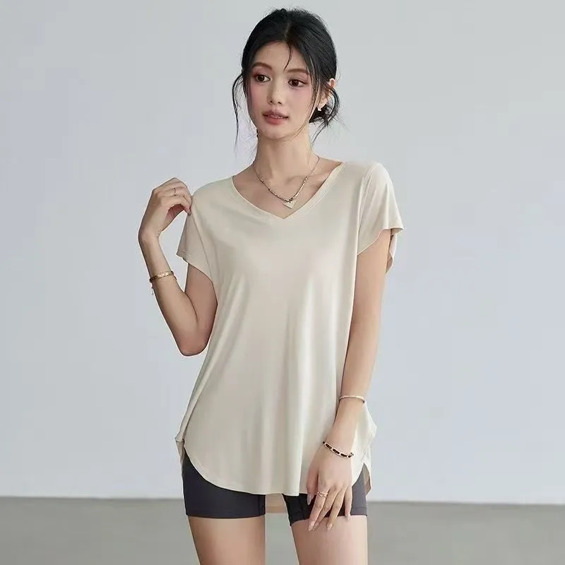 Women's Slimming Round Neck Yo - Yoga Fitness Exercises のレビューと価格