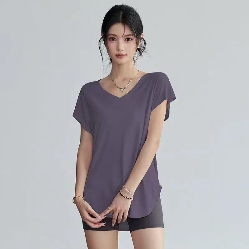 Women's Slimming Round Neck Yo - Yoga Fitness Exercises のレビューと価格